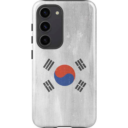 South Korean Flag Distressed Galaxy S23 Pro Case